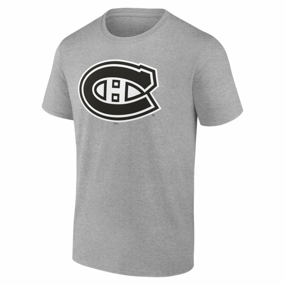 Montreal Canadiens Big & Tall Personalized Name & Number Monochrome T-Shirt - Gray | NHL sale