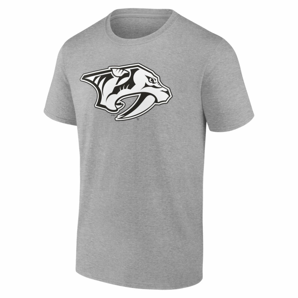 Nashville Predators Big & Tall Personalized Name & Number Monochrome T-Shirt - Gray | NHL Clearance