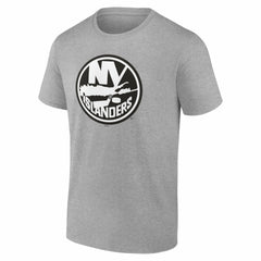 New York Islanders Big & Tall Personalized Name & Number Monochrome T-Shirt - Gray | NHL online