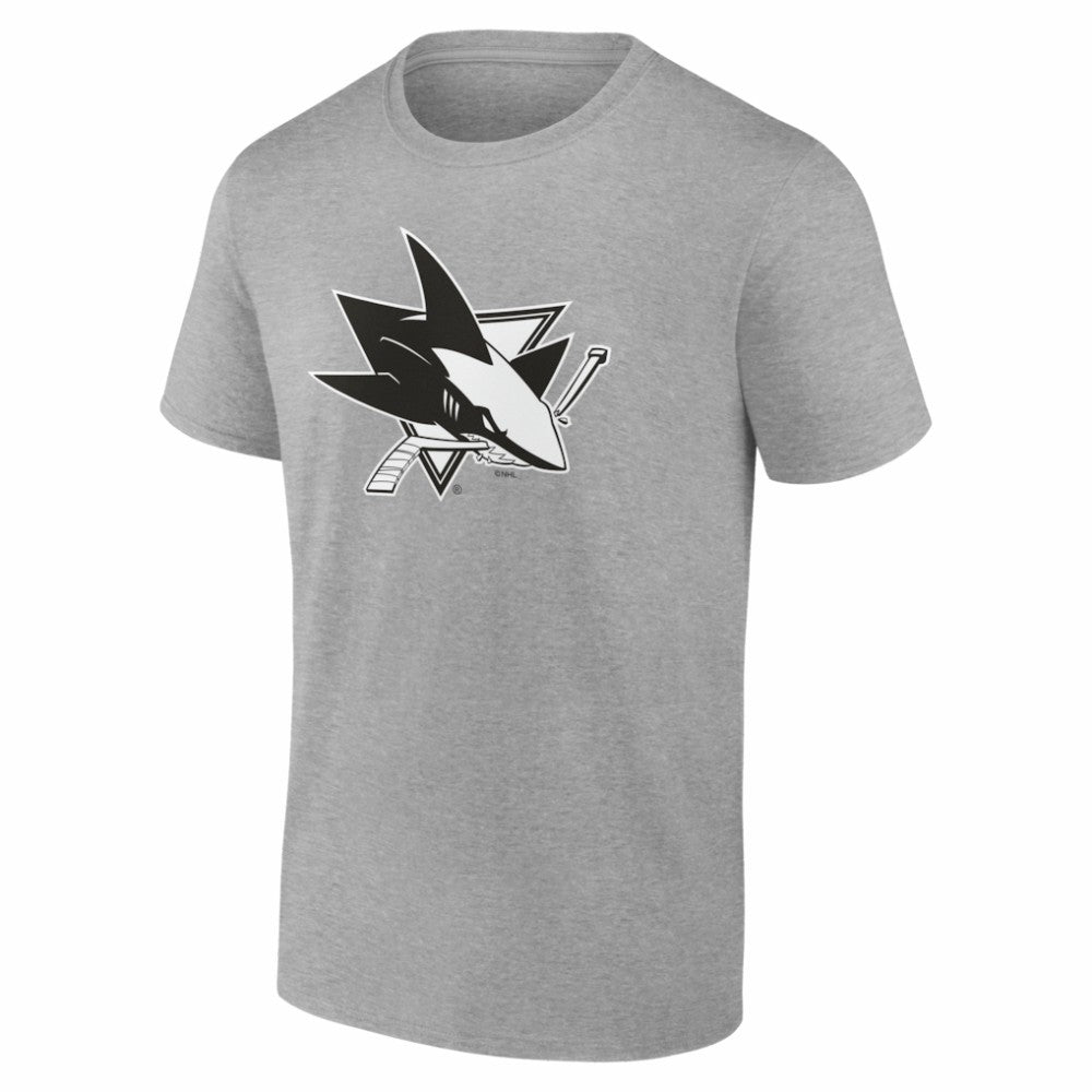San Jose Sharks Big & Tall Personalized Name & Number Monochrome T-Shirt - Gray | NHL sale