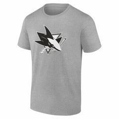 San Jose Sharks Big & Tall Personalized Name & Number Monochrome T-Shirt - Gray | NHL sale