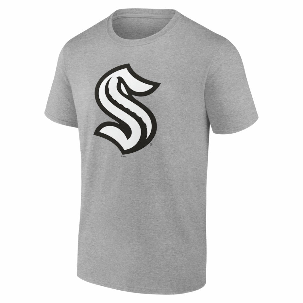 Seattle Kraken Big & Tall Personalized Name & Number Monochrome T-Shirt - Gray | NHL sale