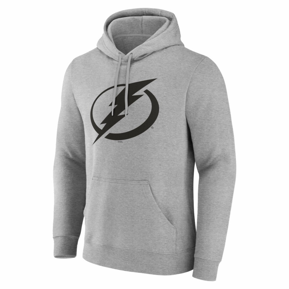 Tampa Bay Lightning Big & Tall Personalized Name & Number Monochrome Pullover Hoodie - Gray | NHL discount