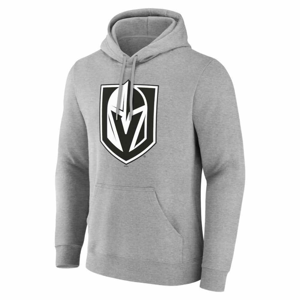 Vegas Golden Knights Big & Tall Personalized Name & Number Monochrome Pullover Hoodie - Gray | NHL Clearance
