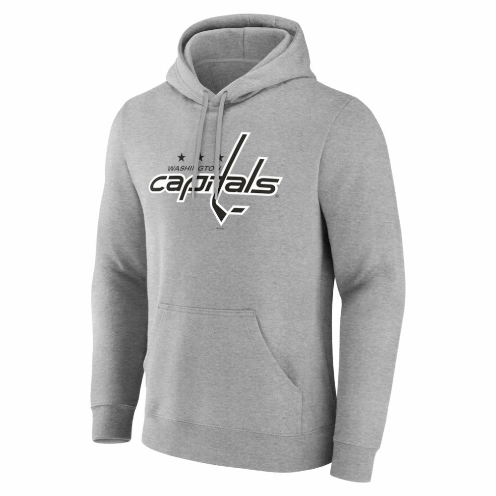 Washington Capitals Big & Tall Personalized Name & Number Monochrome Pullover Hoodie - Gray | NHL online
