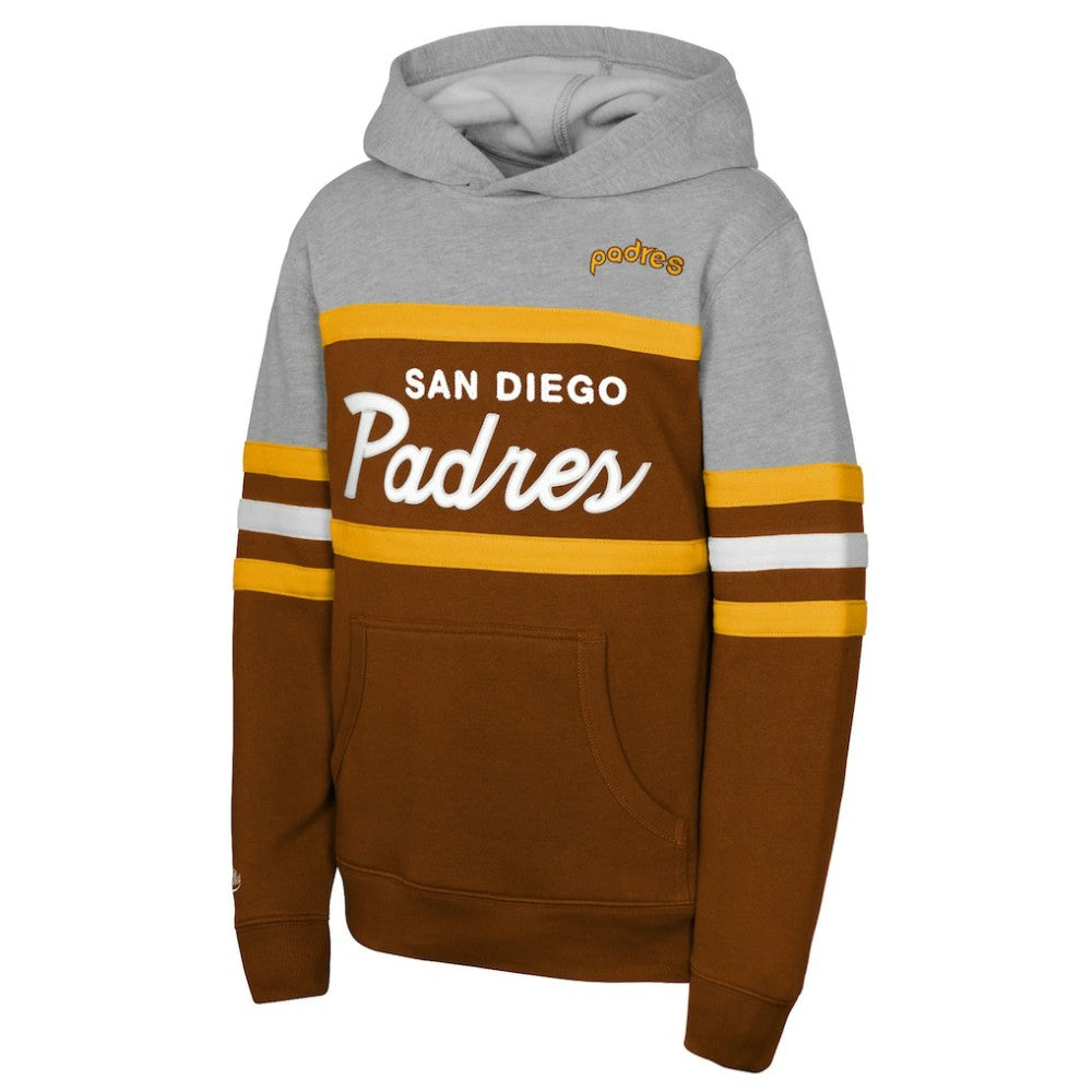 San Diego Padres Mitchell & Ness Youth Cooperstown Head Coach Pullover Hoodie Online