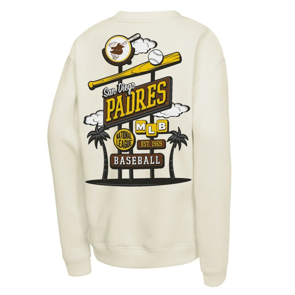 San Diego Padres Mitchell & Ness Youth Retro Billboard Sweatshirt Outlet