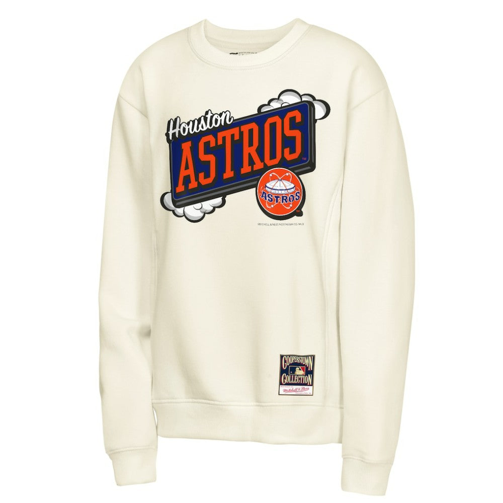 Houston Astros Mitchell & Ness Youth Retro Billboard Sweatshirt Sale