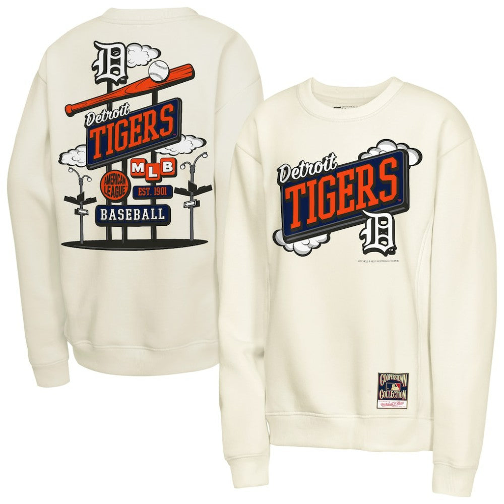Detroit Tigers Mitchell & Ness Youth Retro Billboard Sweatshirt Outlet