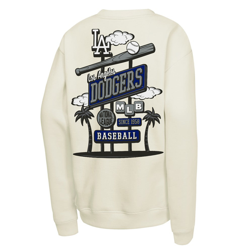 Los Angeles Dodgers Mitchell & Ness Youth Retro Billboard Sweatshirt Discount