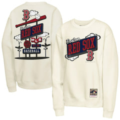 Boston Red Sox Mitchell & Ness Youth Retro Billboard Sweatshirt Outlet