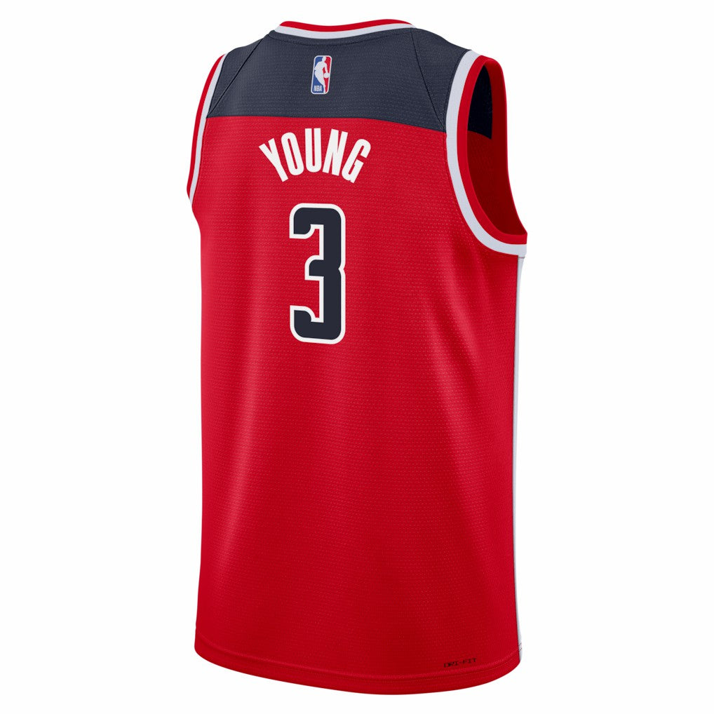 Nike Trae Young Washington Wizards Youth Swingman Jersey Icon Edition Red