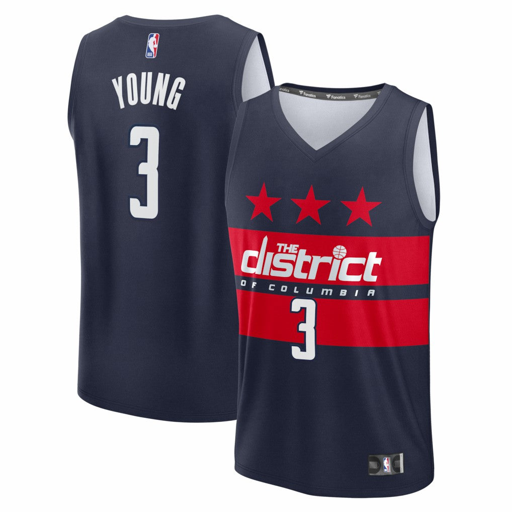 Fanatics Trae Young Washington Wizards Fast Break Statement Edition Navy