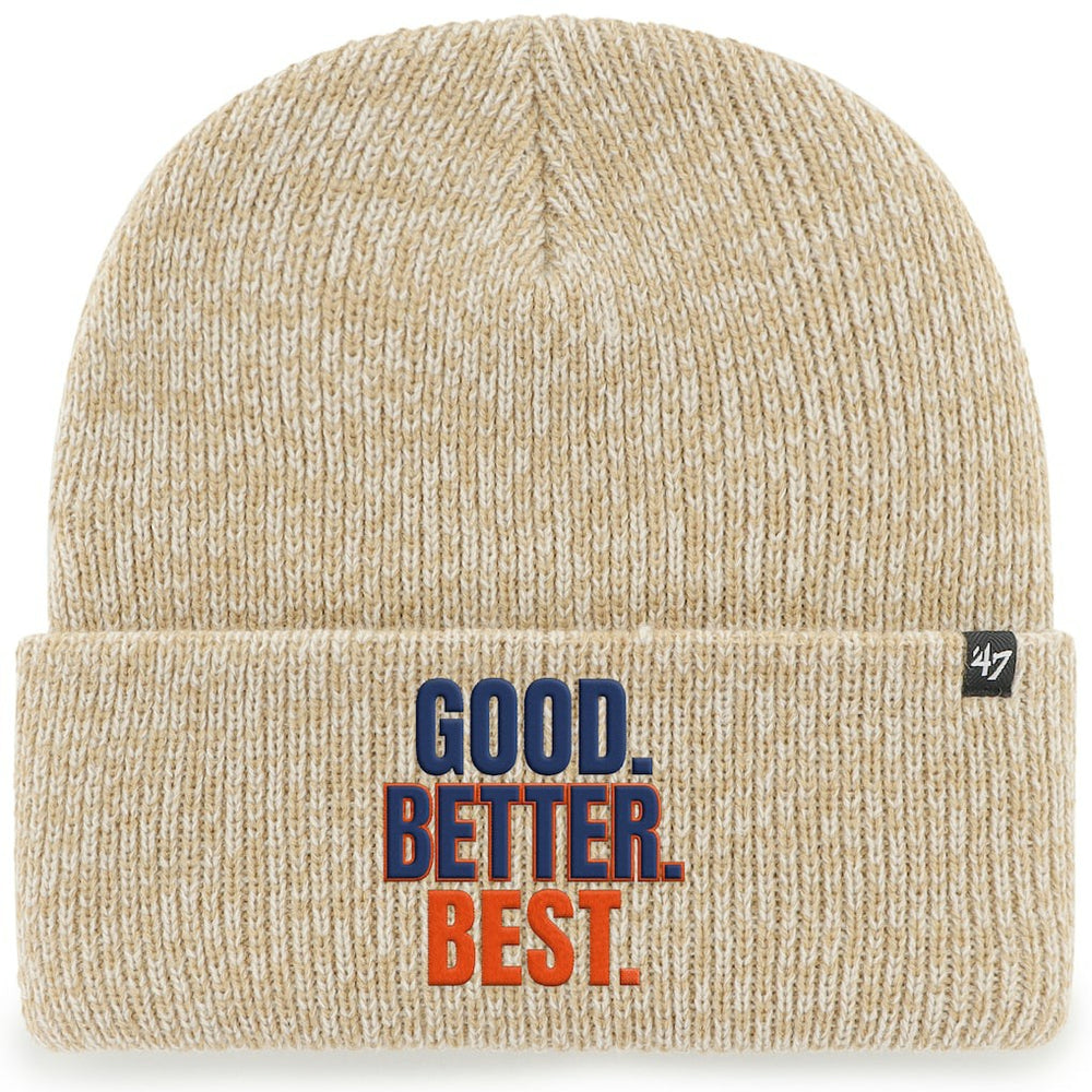 Chicago Bears '47 Good. Better. Best. Cuffed Knit Hat - Khaki - 47 brand