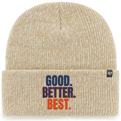 Chicago Bears '47 Good. Better. Best. Cuffed Knit Hat - Khaki - 47 brand