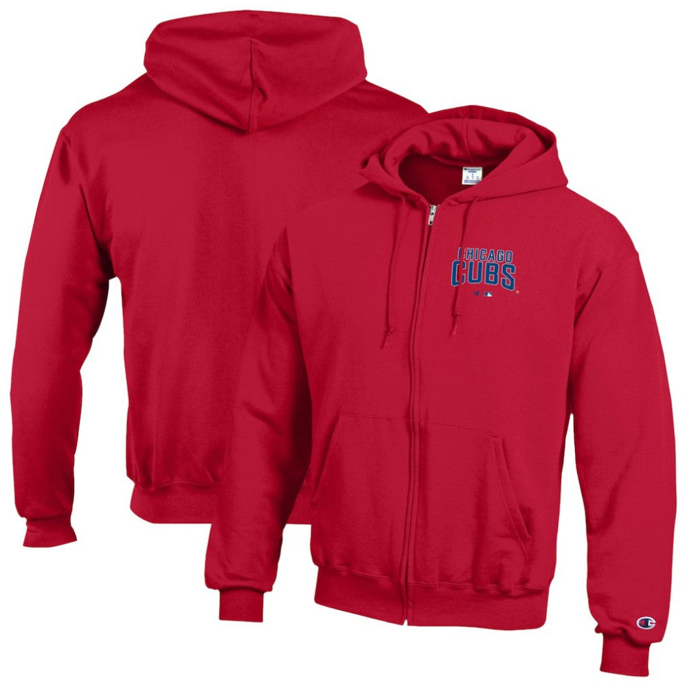 Chicago Cubs Champion Eco Powerblend Full-Zip Hoodie Outlet