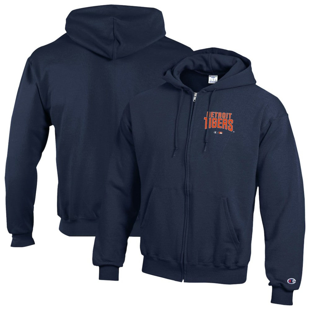 Detroit Tigers Champion Eco Powerblend Full-Zip Hoodie Outlet