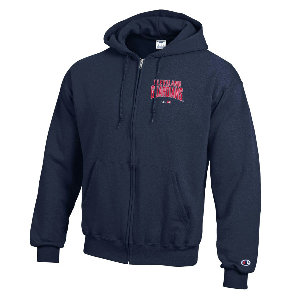 Cleveland Guardians Champion Eco Powerblend Full-Zip Hoodie for sale