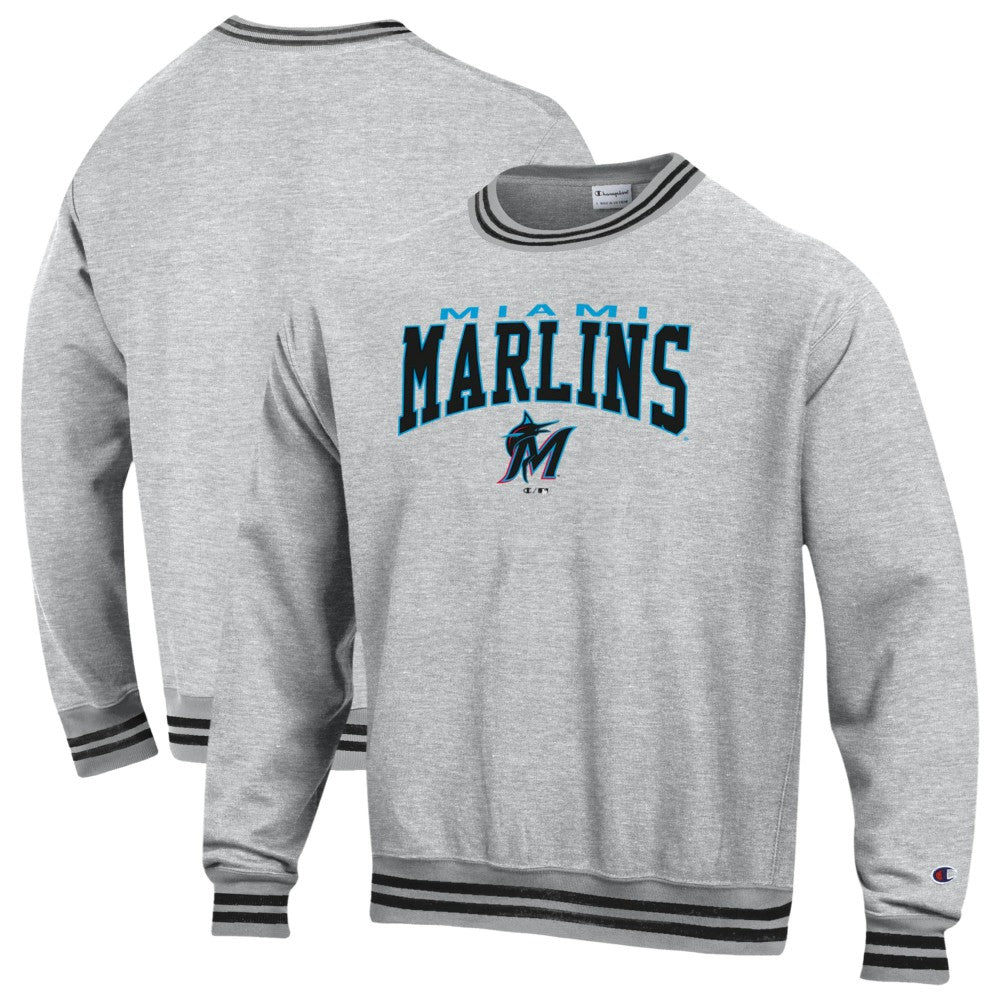 Miami Marlins Champion Reverse Weave Sweatshirt Outlet