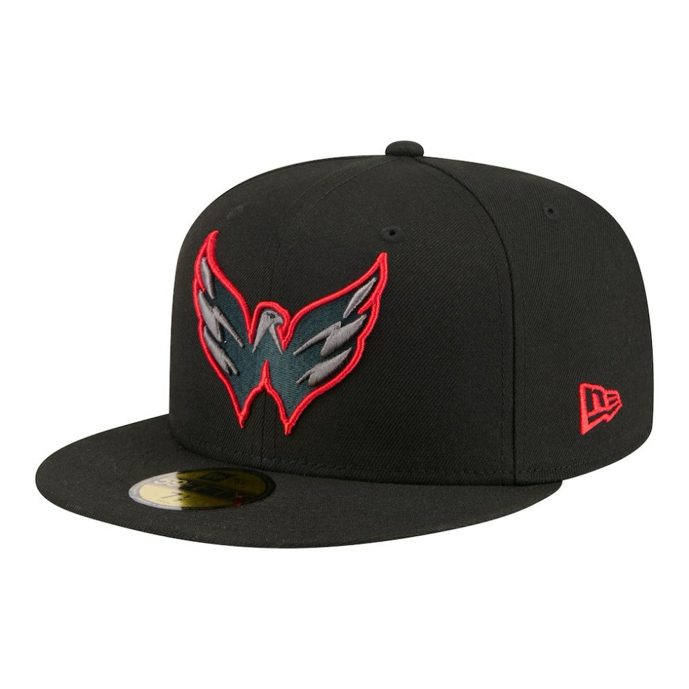 Washington Capitals New Era Color Pop 59FIFTY Fitted Hat - Black | New Era sale