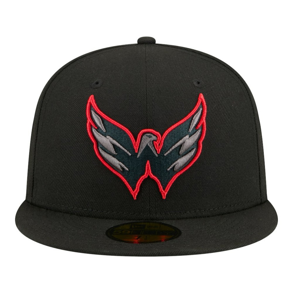 Washington Capitals New Era Color Pop 59FIFTY Fitted Hat - Black | New Era sale