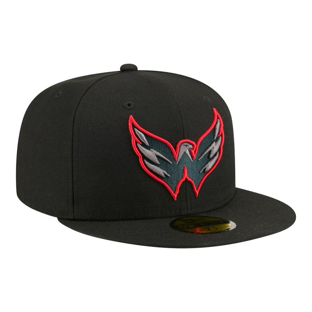 Washington Capitals New Era Color Pop 59FIFTY Fitted Hat - Black | New Era sale