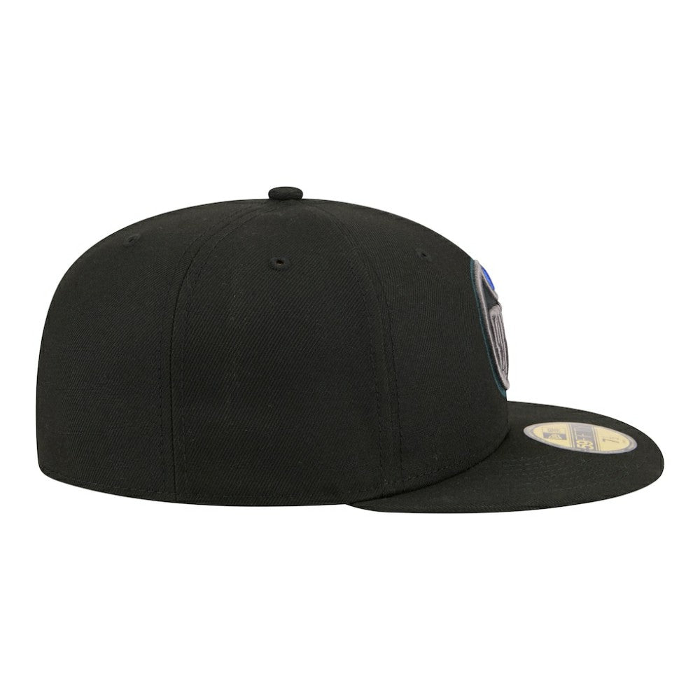 Edmonton Oilers New Era Color Pop 59FIFTY Fitted Hat - Black | New Era online