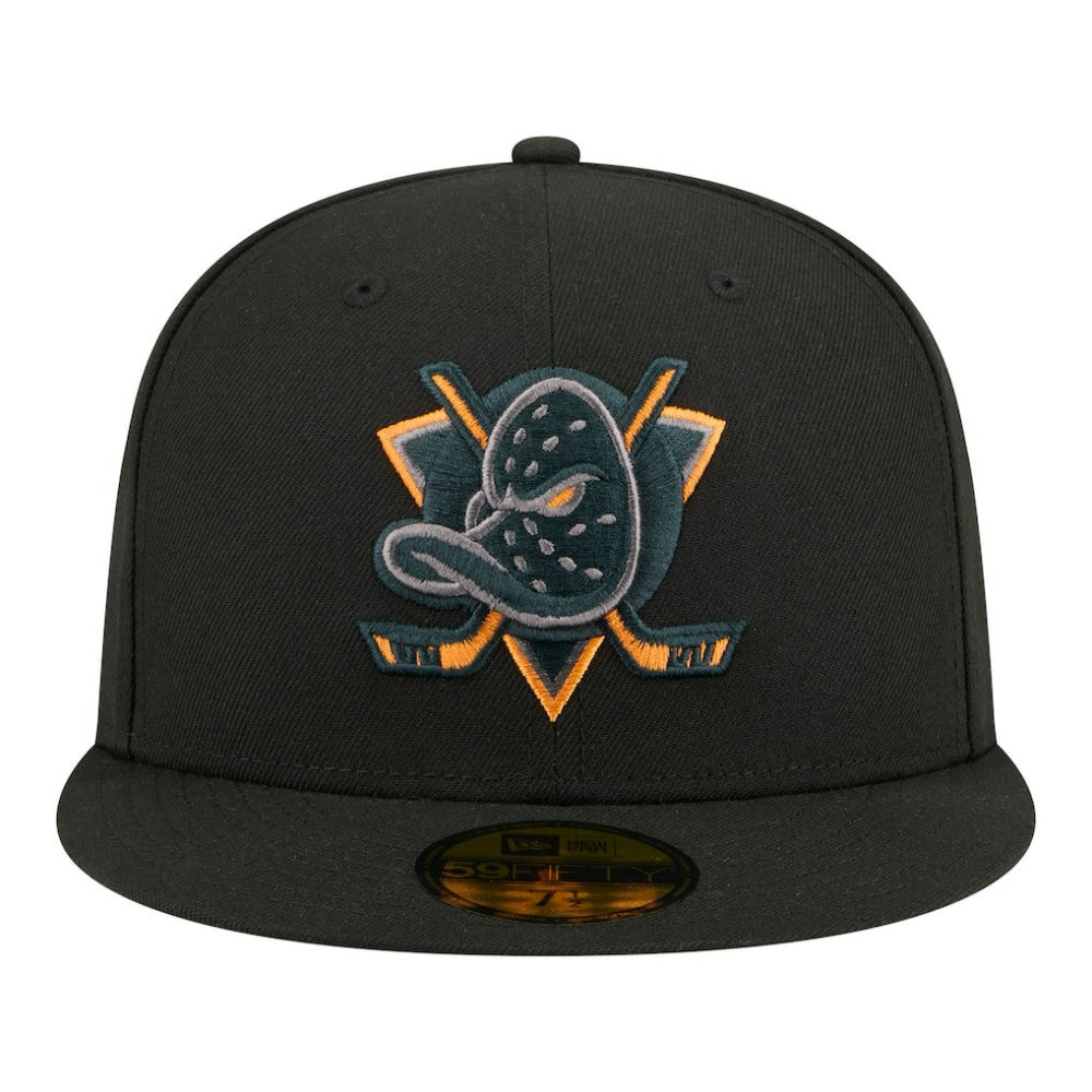Anaheim Ducks New Era Color Pop 59FIFTY Fitted Hat - Black | New Era near me