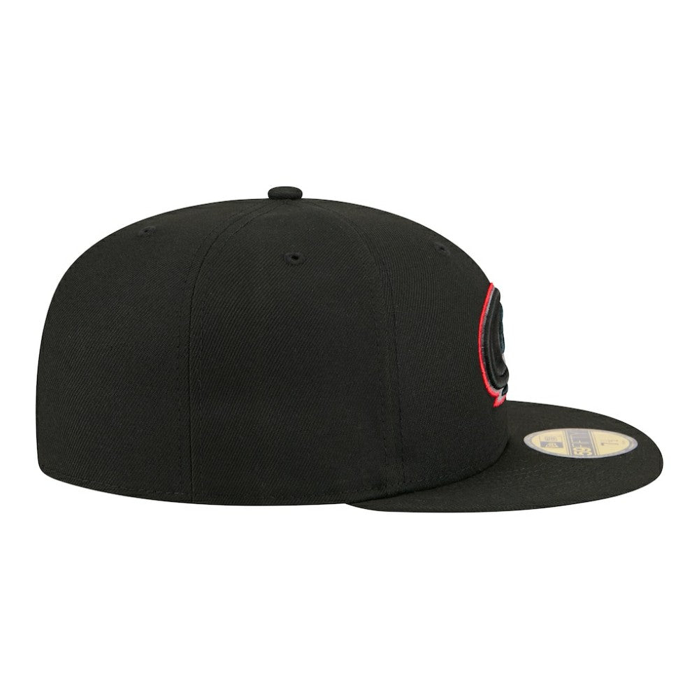 Carolina Hurricanes New Era Color Pop 59FIFTY Fitted Hat - Black | New Era on sale