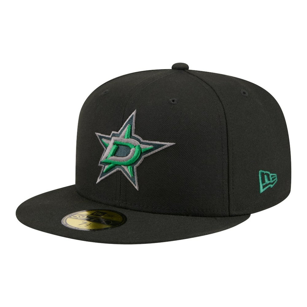 Dallas Stars New Era Color Pop 59FIFTY Fitted Hat - Black | New Era Lifestyle