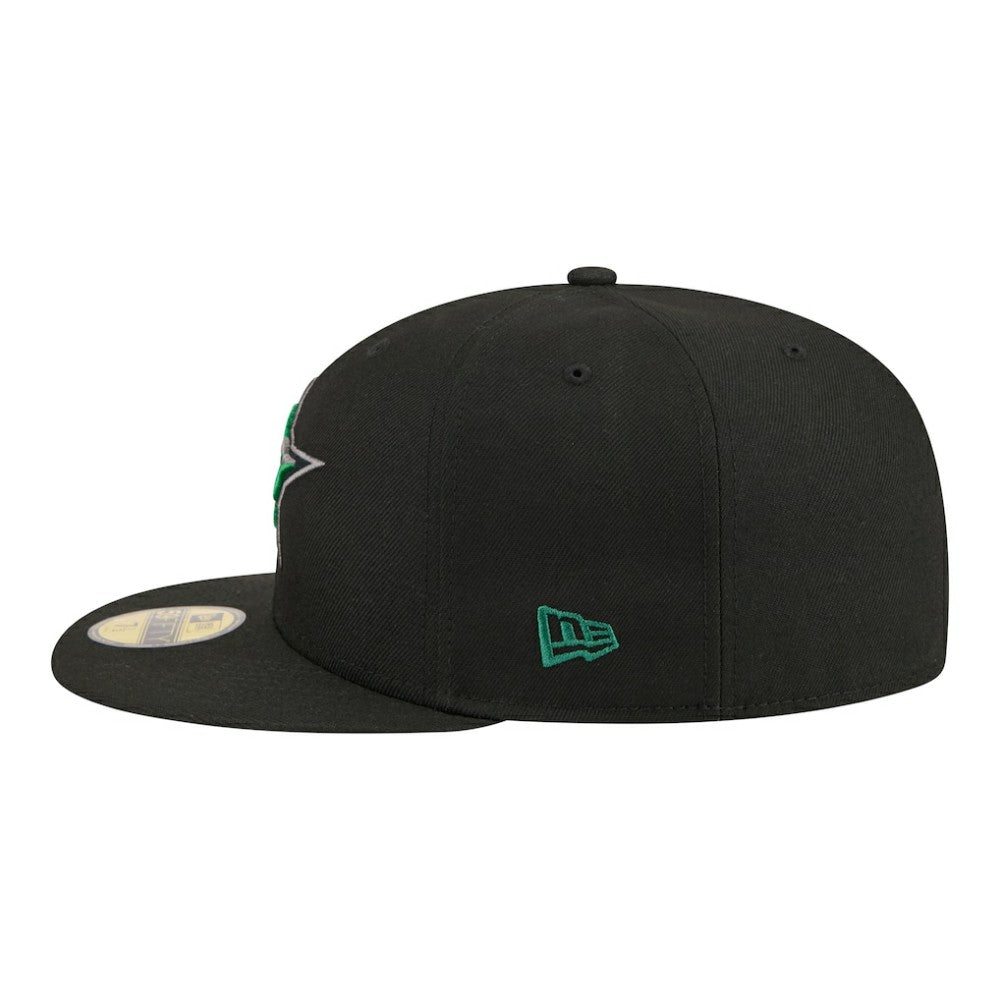 Dallas Stars New Era Color Pop 59FIFTY Fitted Hat - Black | New Era Lifestyle