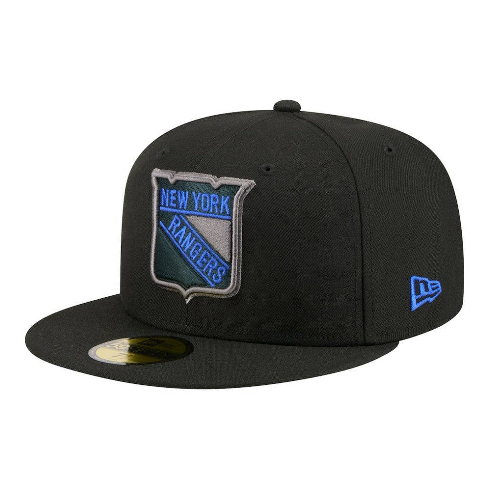 New York Rangers New Era Color Pop 59FIFTY Fitted Hat - Black | New Era near me