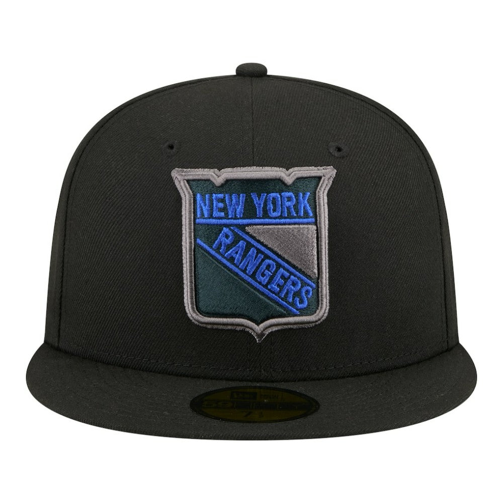 New York Rangers New Era Color Pop 59FIFTY Fitted Hat - Black | New Era near me