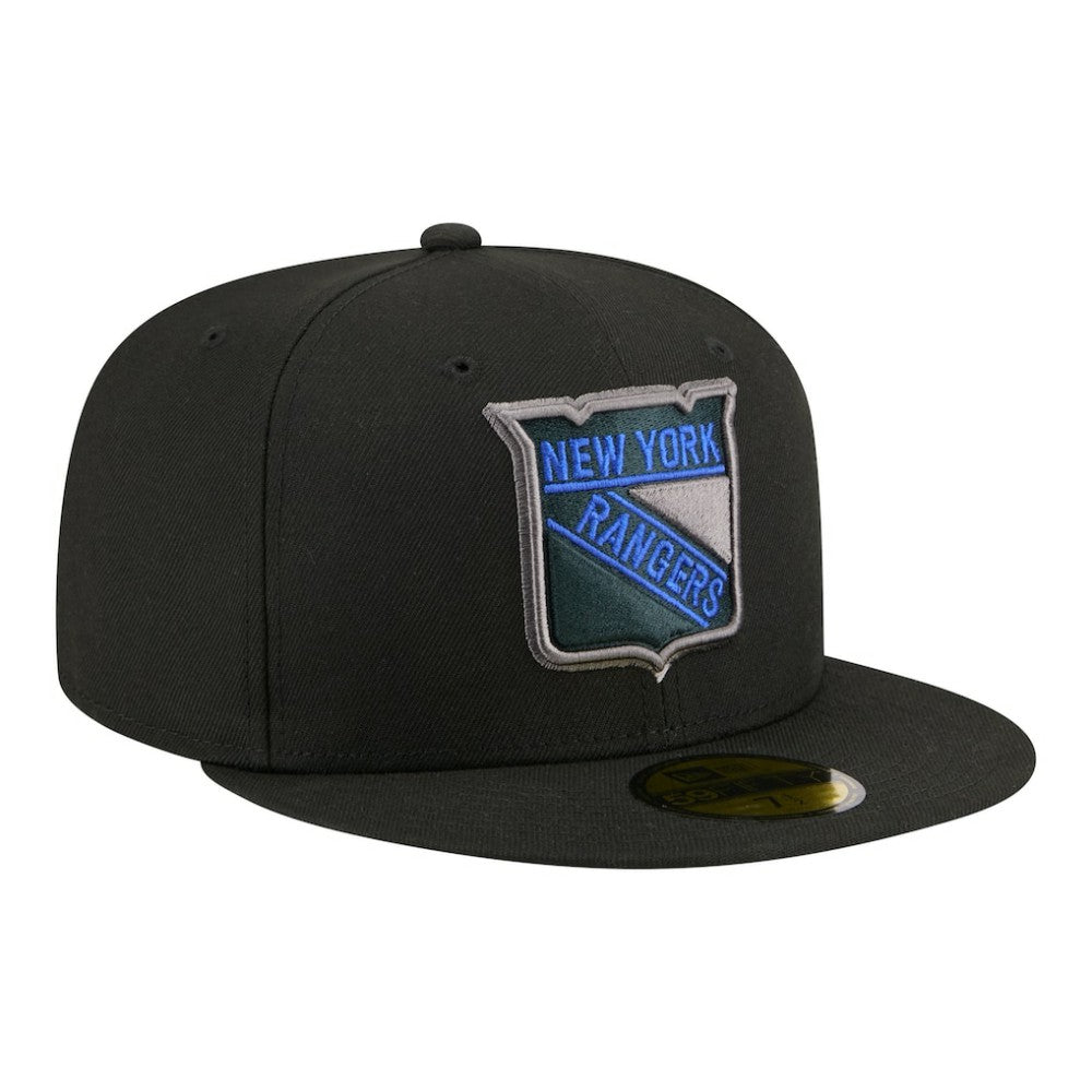 New York Rangers New Era Color Pop 59FIFTY Fitted Hat - Black | New Era near me