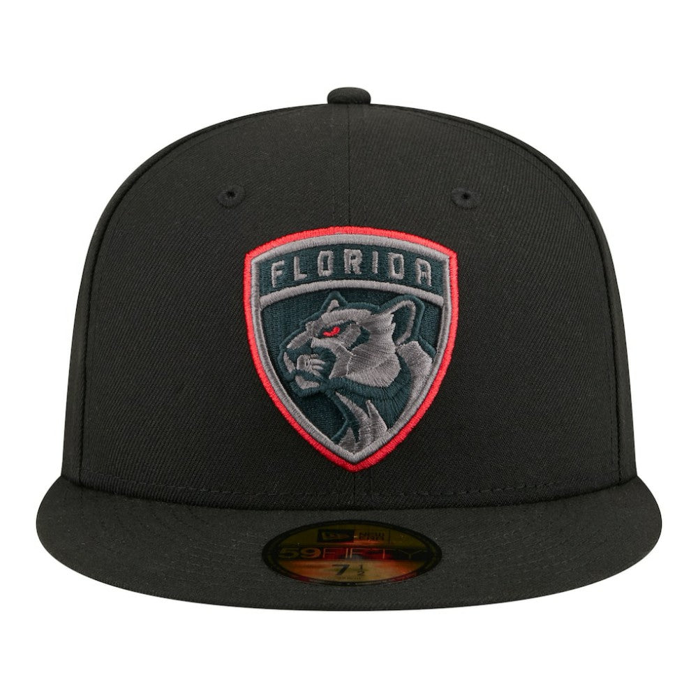 Florida Panthers New Era Color Pop 59FIFTY Fitted Hat - Black | New Era Clearance