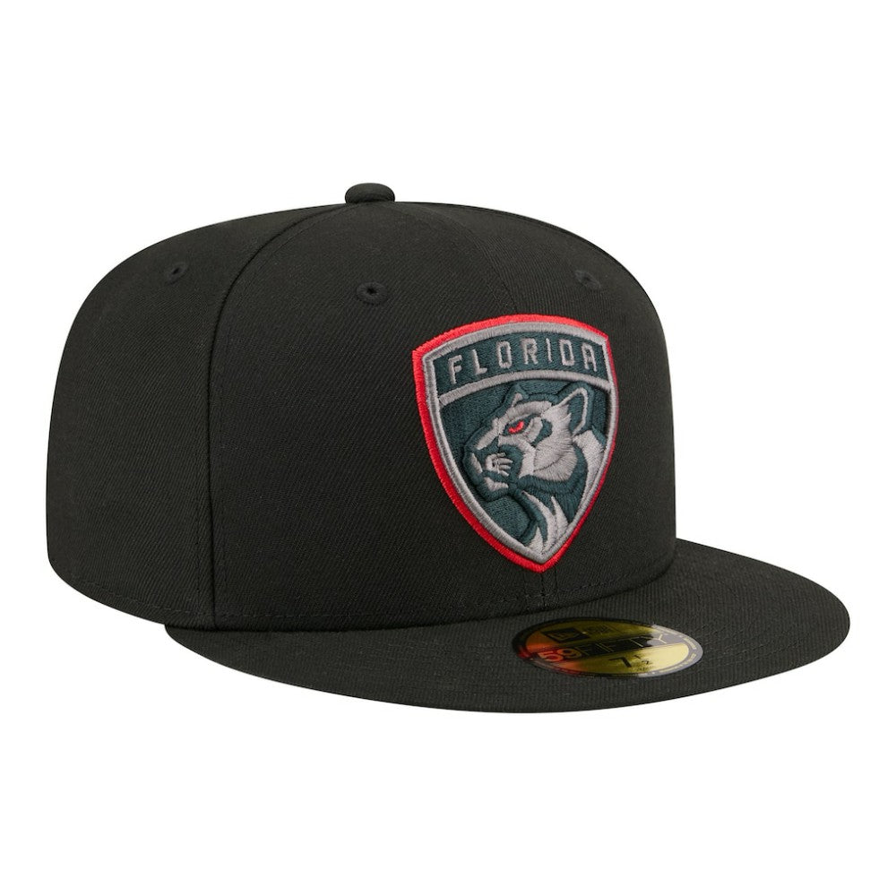 Florida Panthers New Era Color Pop 59FIFTY Fitted Hat - Black | New Era Clearance