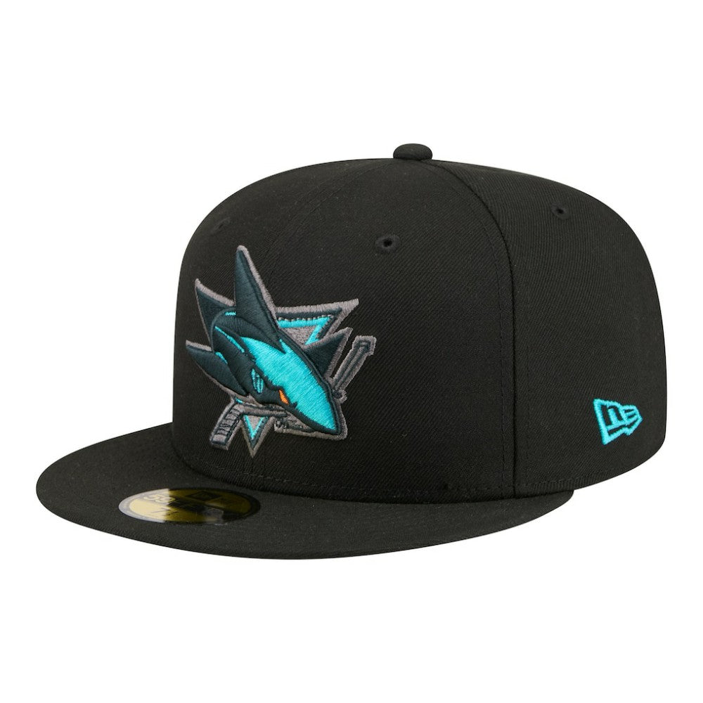 San Jose Sharks New Era Color Pop 59FIFTY Fitted Hat - Black | New Era sale