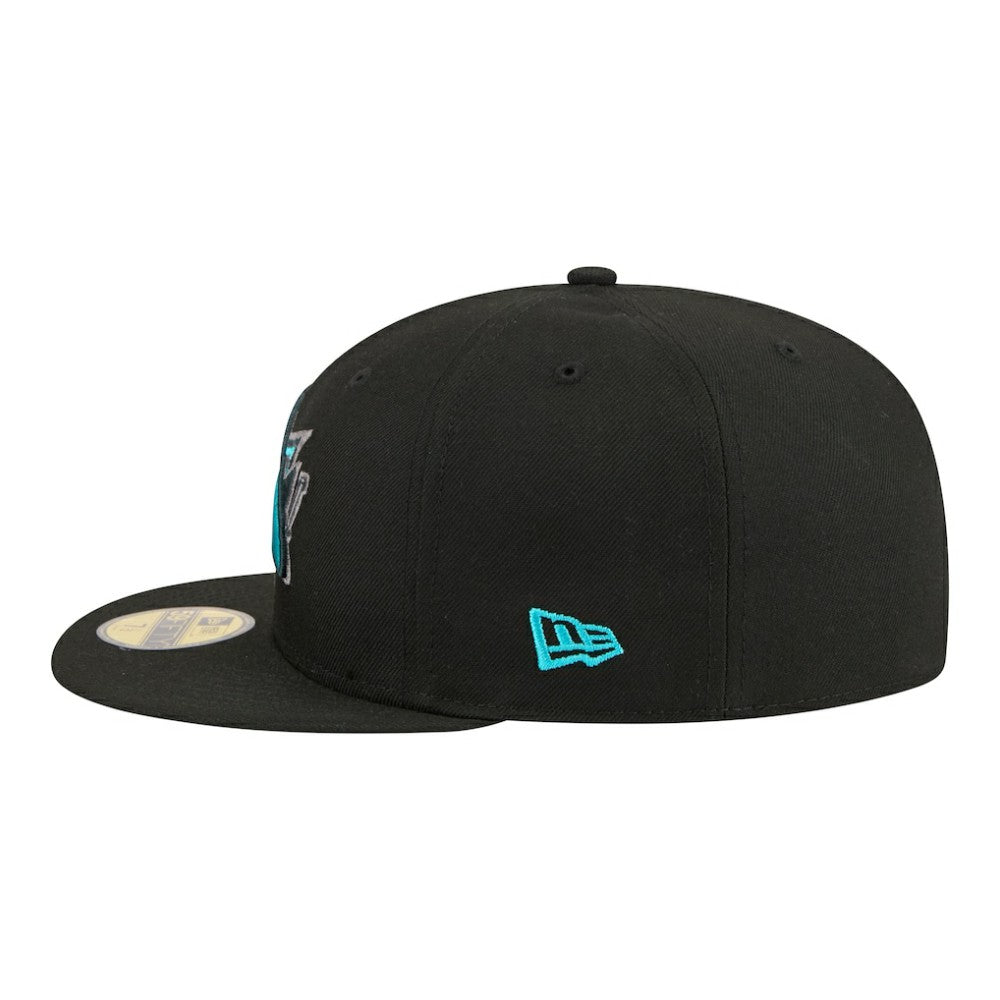 San Jose Sharks New Era Color Pop 59FIFTY Fitted Hat - Black | New Era sale