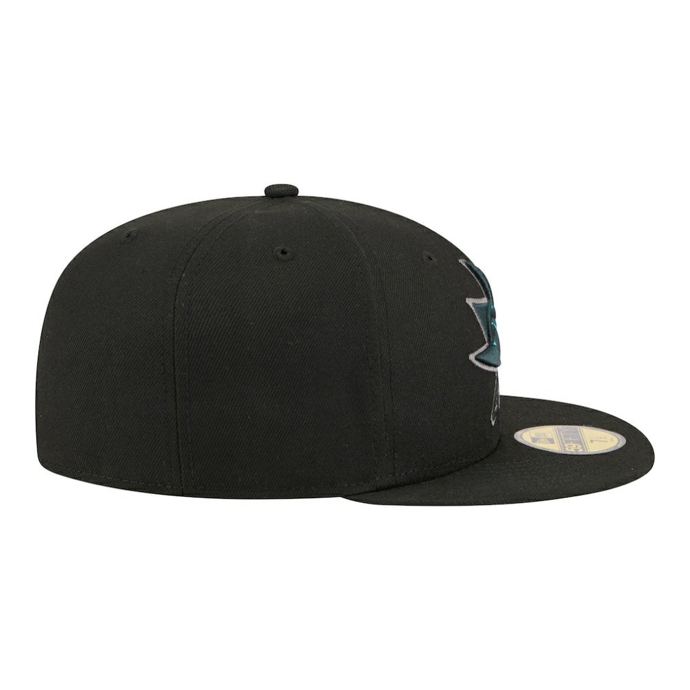 San Jose Sharks New Era Color Pop 59FIFTY Fitted Hat - Black | New Era sale