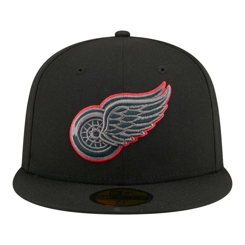 Detroit Red Wings New Era Color Pop 59FIFTY Fitted Hat - Black | New Era online