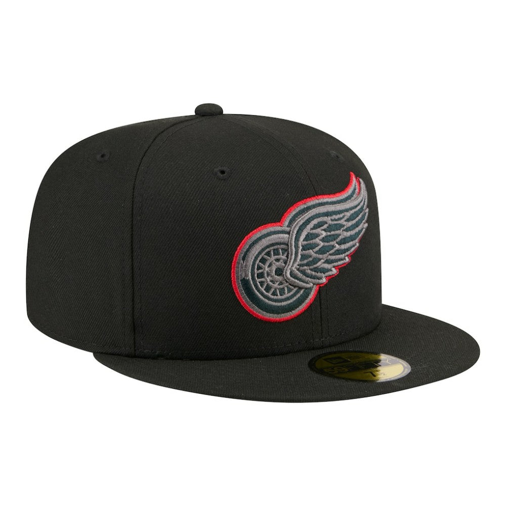 Detroit Red Wings New Era Color Pop 59FIFTY Fitted Hat - Black | New Era online