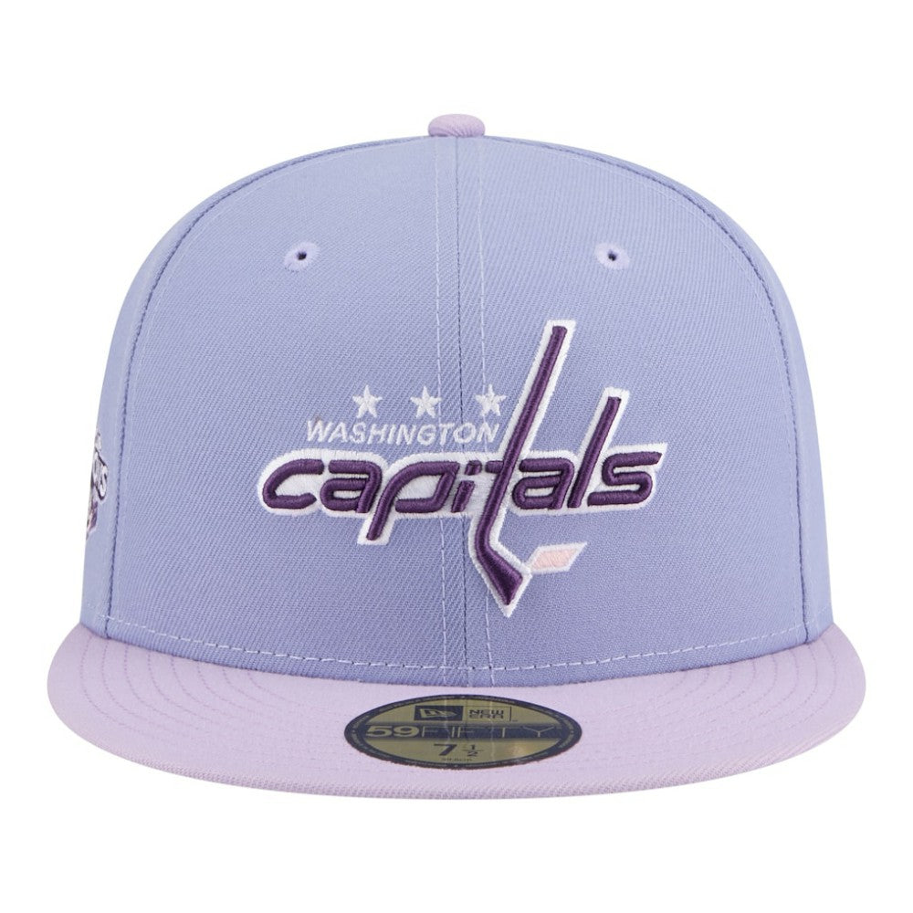 Washington Capitals New Era Lavender Bloom 59FIFTY Fitted Hat - Purple/Light Purple | New Era on sale
