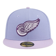 Detroit Red Wings New Era Lavender Bloom 59FIFTY Fitted Hat - Light Purple/Purple | New Era Clearance
