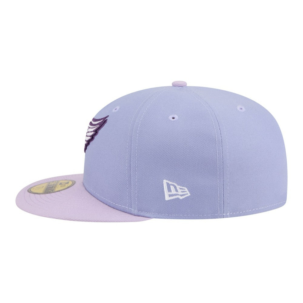 Detroit Red Wings New Era Lavender Bloom 59FIFTY Fitted Hat - Light Purple/Purple | New Era Clearance
