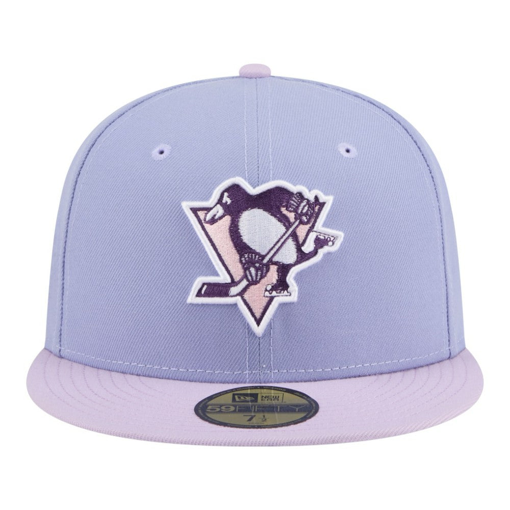 Pittsburgh Penguins New Era Lavender Bloom 59FIFTY Fitted Hat - Light Purple/Purple | New Era on sale