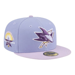 San Jose Sharks New Era Lavender Bloom 59FIFTY Fitted Hat - Light Purple/Purple | New Era sale