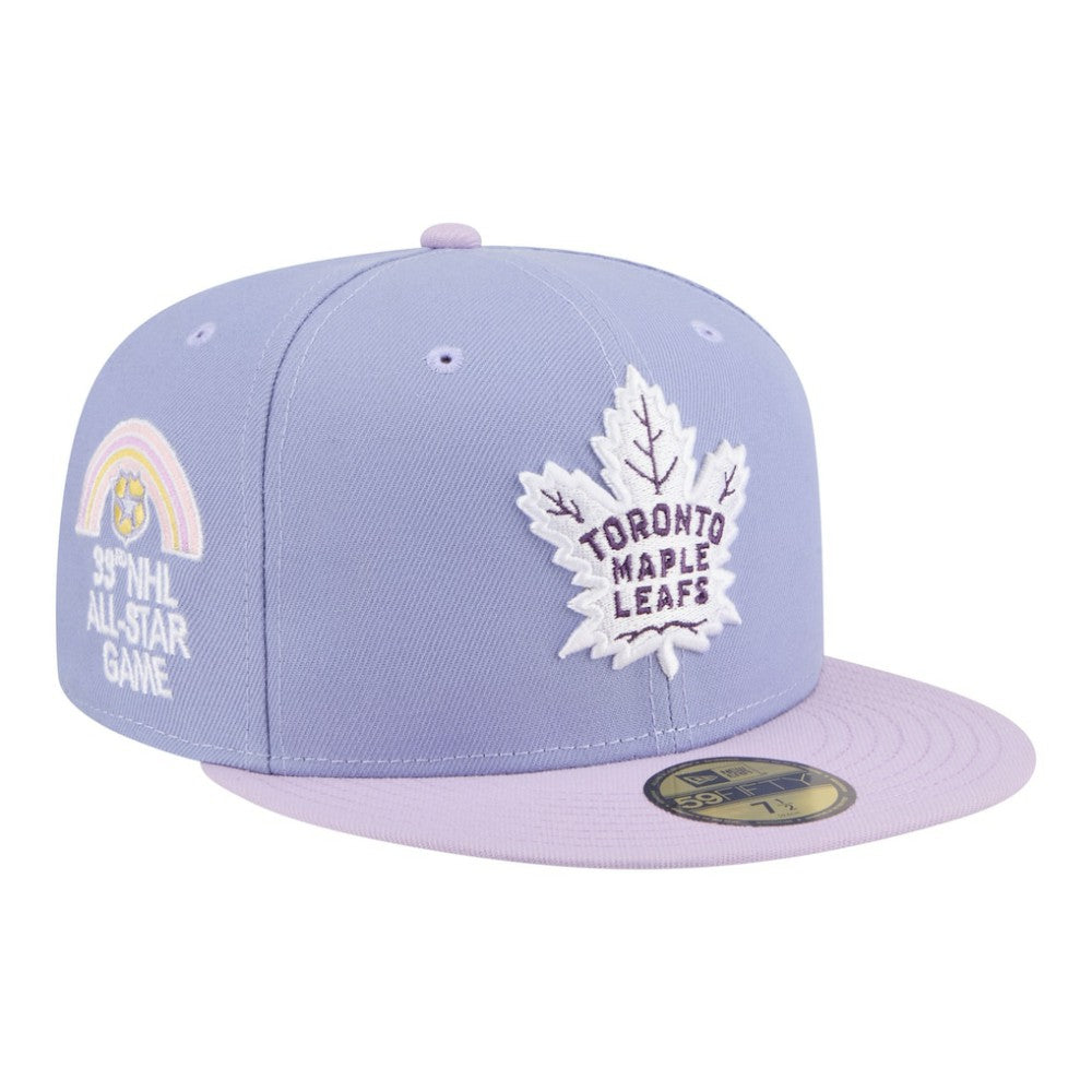 Toronto Maple Leafs New Era Lavender Bloom 59FIFTY Fitted Hat - Light Purple/Purple | New Era online