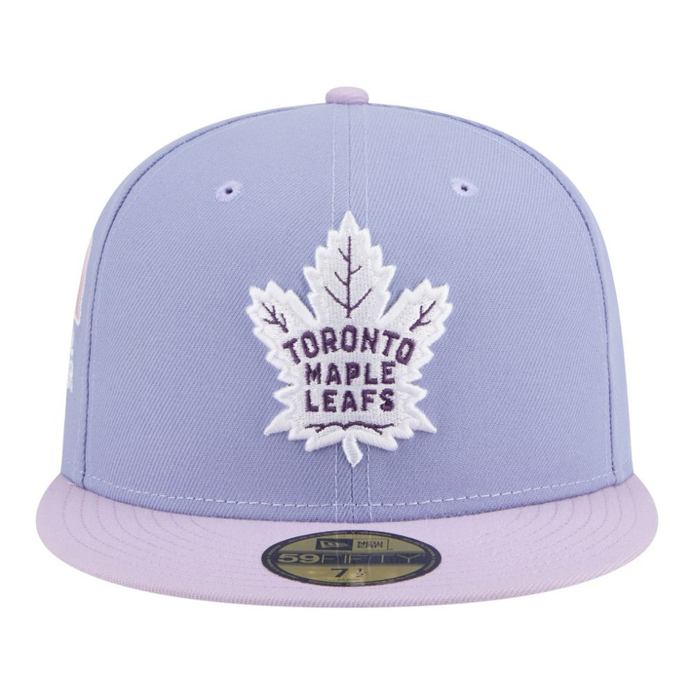 Toronto Maple Leafs New Era Lavender Bloom 59FIFTY Fitted Hat - Light Purple/Purple | New Era online