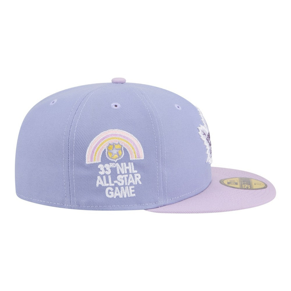 Toronto Maple Leafs New Era Lavender Bloom 59FIFTY Fitted Hat - Light Purple/Purple | New Era online