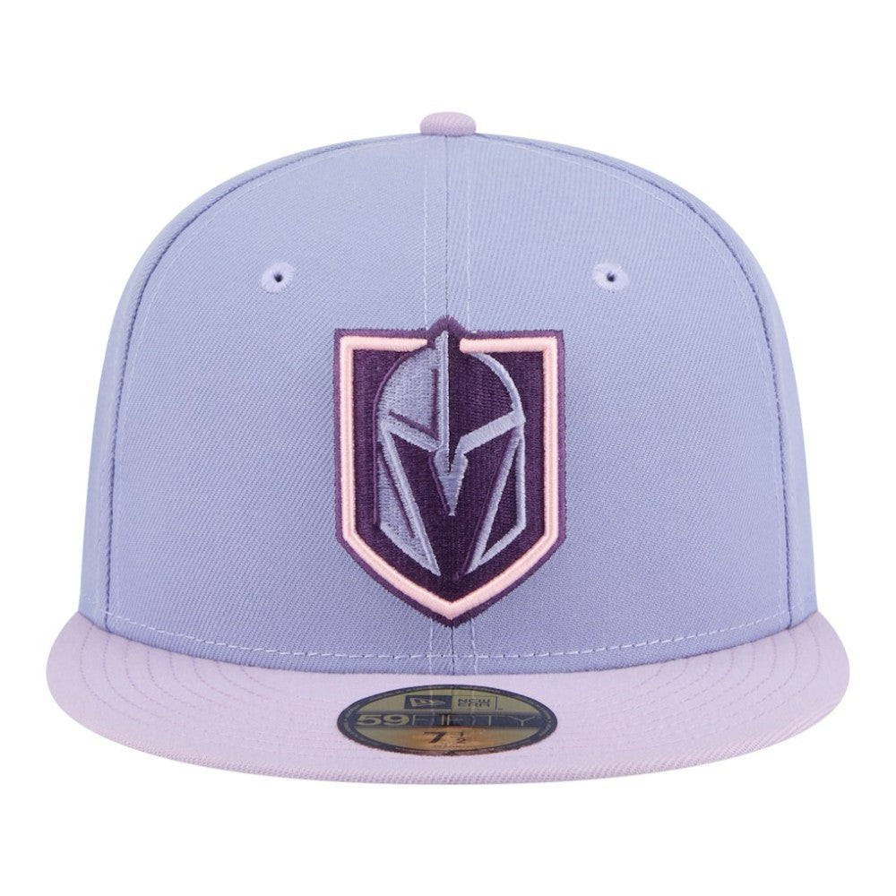 Vegas Golden Knights New Era Lavender Bloom 59FIFTY Fitted Hat - Light Purple/Purple | New Era on sale